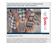 Tablet Screenshot of critical-minerals-2012.geus.dk